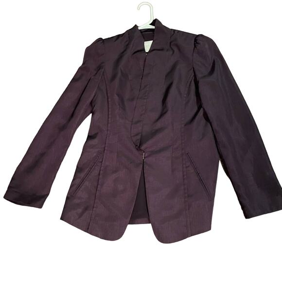 Rachel Roy Polyester Purple Blazer Size 12  B6 - Picture 1 of 3